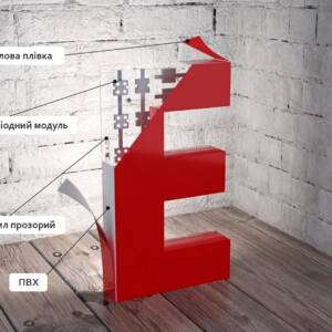 Виготовлення та оренда об'ємних букв
